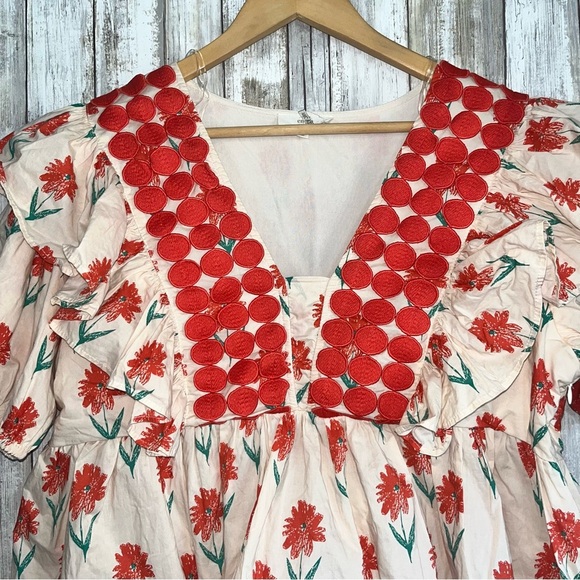 Entro Ready To Go Natural Floral Blouse - Picture 4 of 7